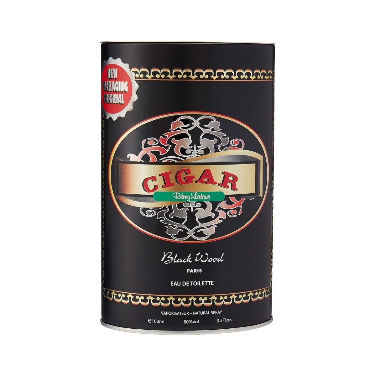 Cigar Black Wood Eau de Toilette Spray for Men, 3.3 Ounce