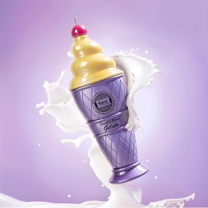 Vanilla Bean Gelato for Women Eau De Parfum Spray Perfume - 3.4oz