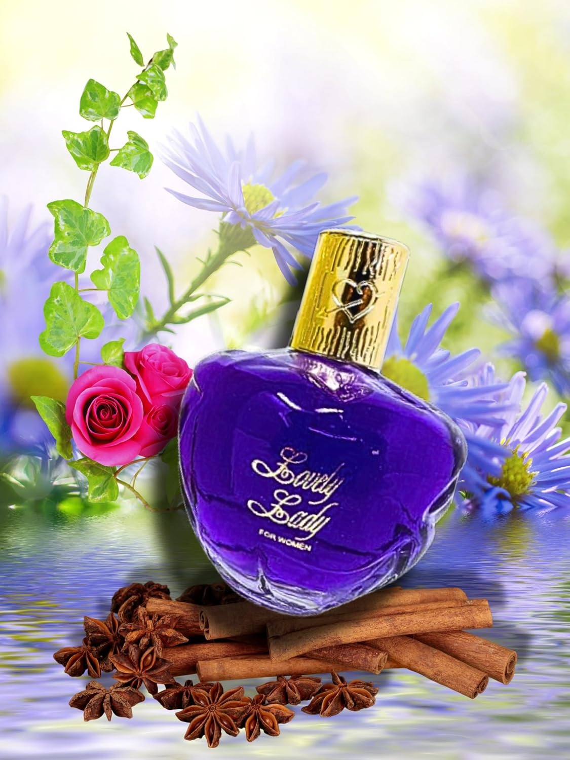 Lovely Lady Eau de Parfum for Women - 3.4 Fl Oz