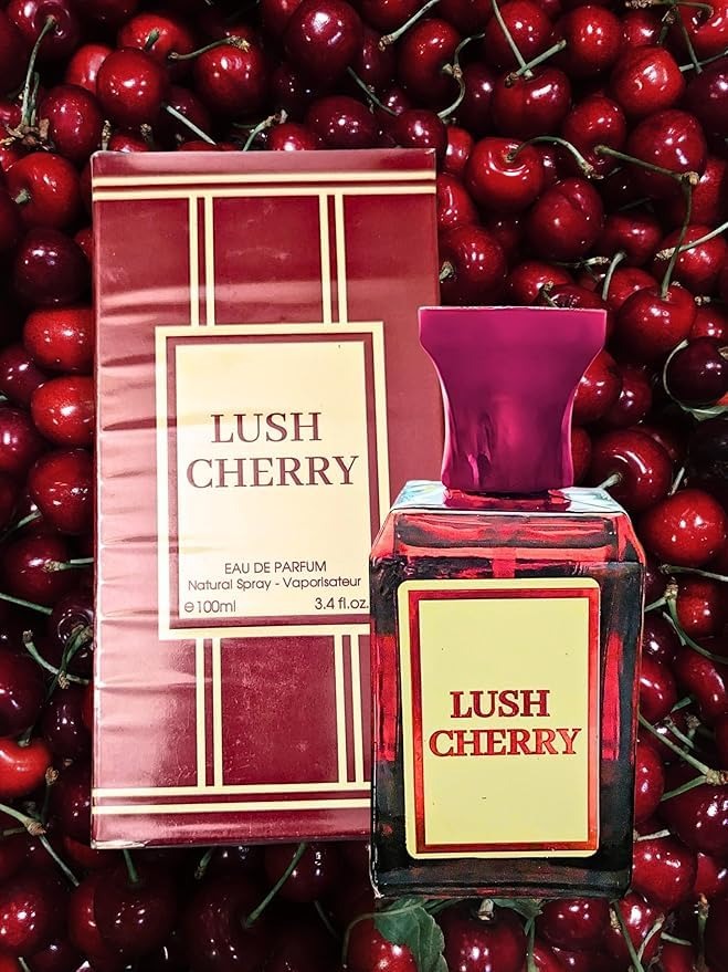 LUSH CHERRY Fragrance Eau De Parfum Spray Perfume for Women - 3.4oz