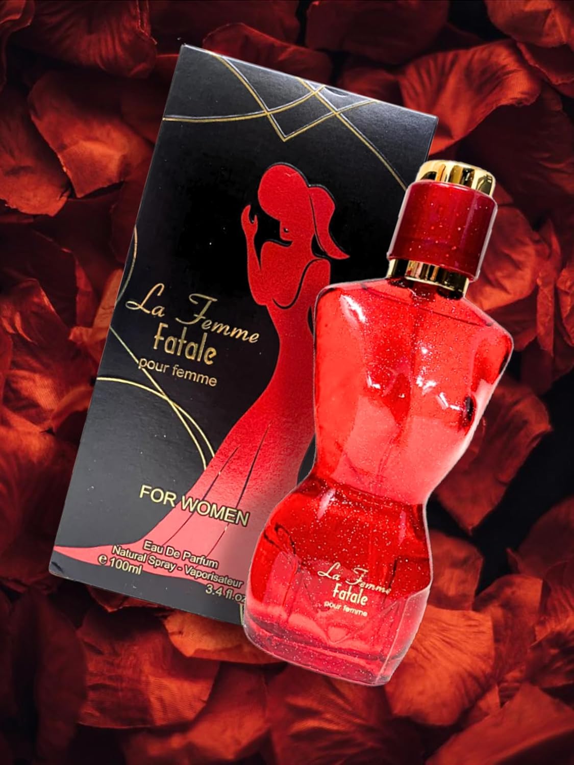 LA FEMME FATALE EAU DE PARFUME 3.4 F.L Oz. Oriental Floral fragrance for women
