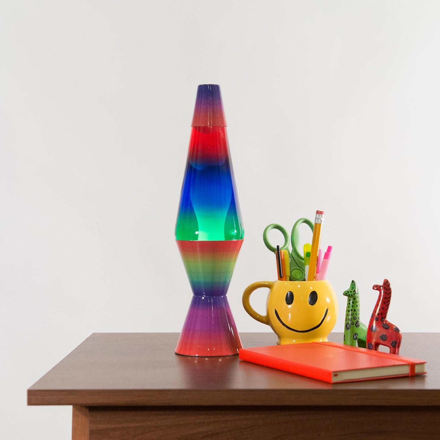 Lava the Original Colormax Lamp with Rainbow Decal Base, 14.5"