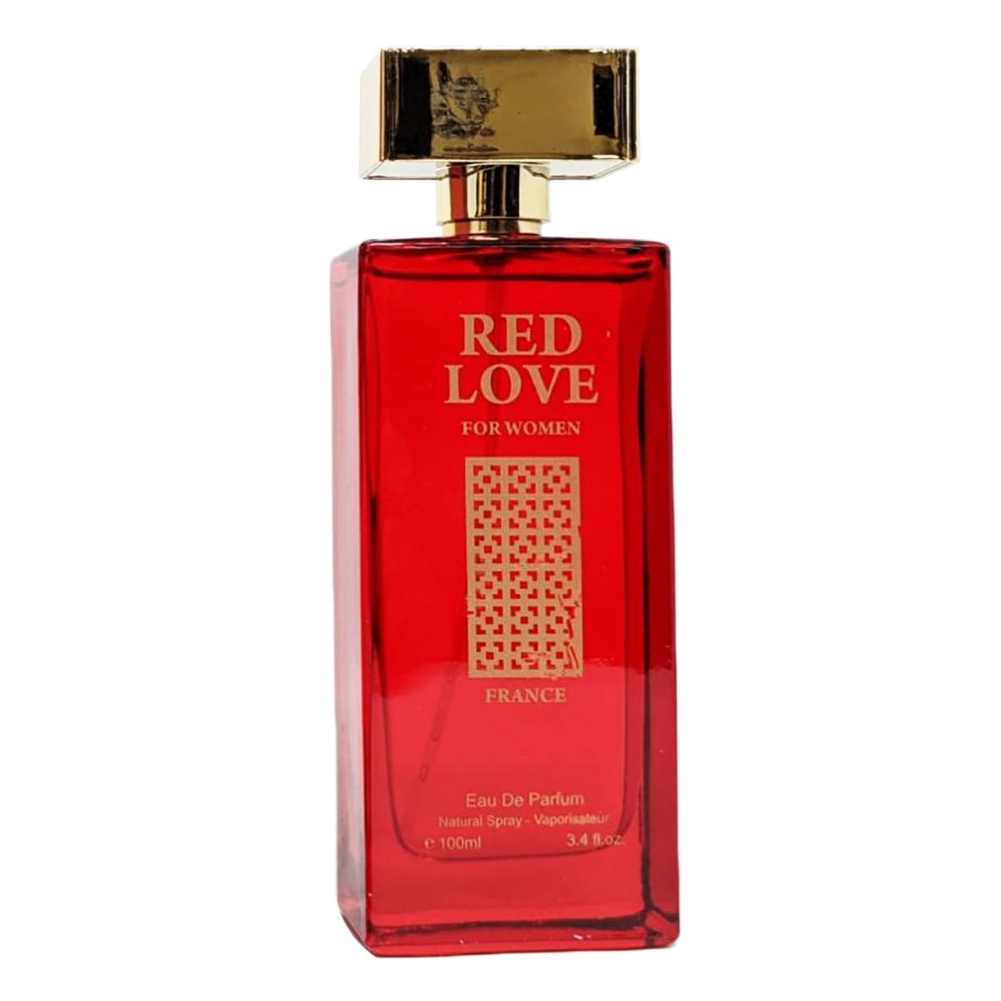 RED LOVE for Women Eau De Parfum Spray Perfume - 3.4oz