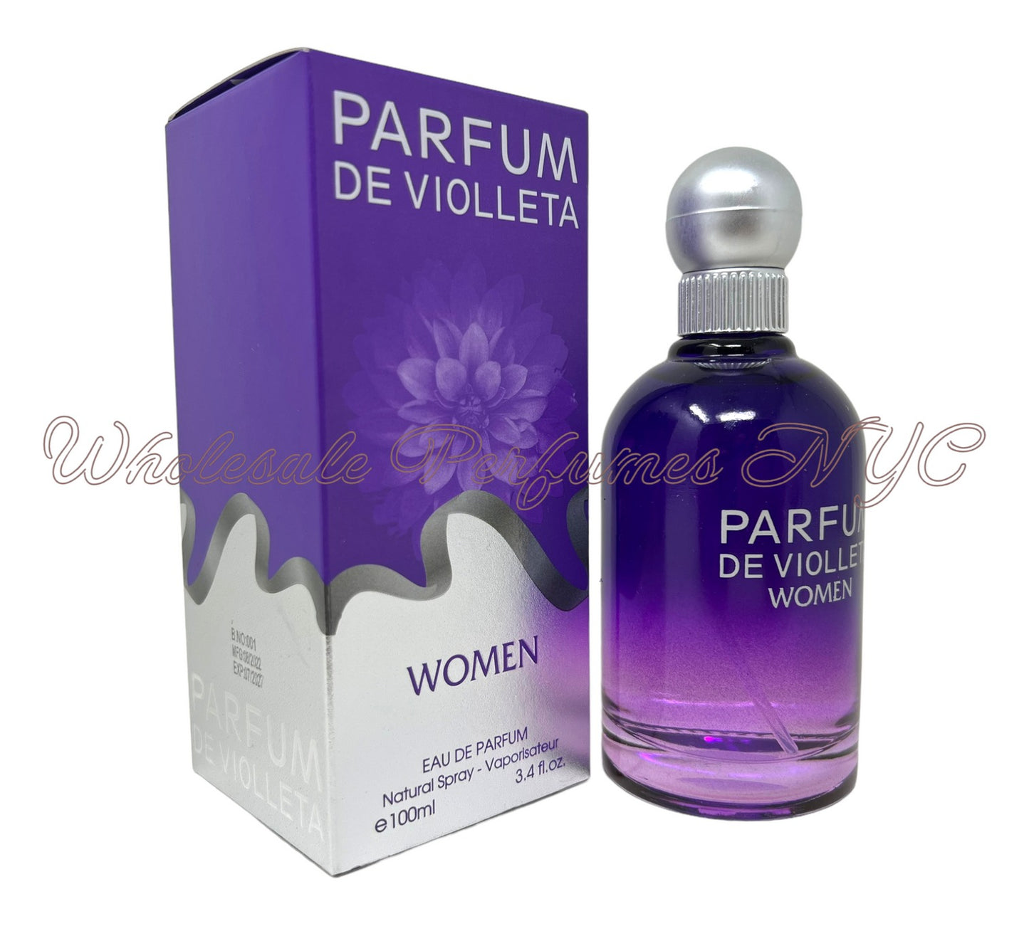 Parfum De Violleta Eau De Parfum Spray Perfume for Women - 3.4oz