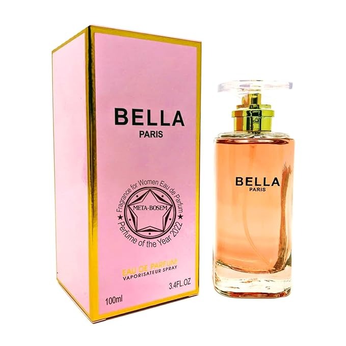 Bella Paris Fragrance Eau De Parfum Spray Perfume for Women - 3.4oz