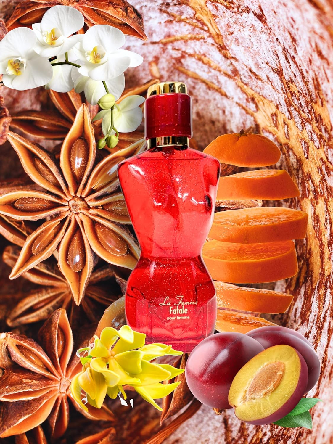 LA FEMME FATALE EAU DE PARFUME 3.4 F.L Oz. Oriental Floral fragrance for women
