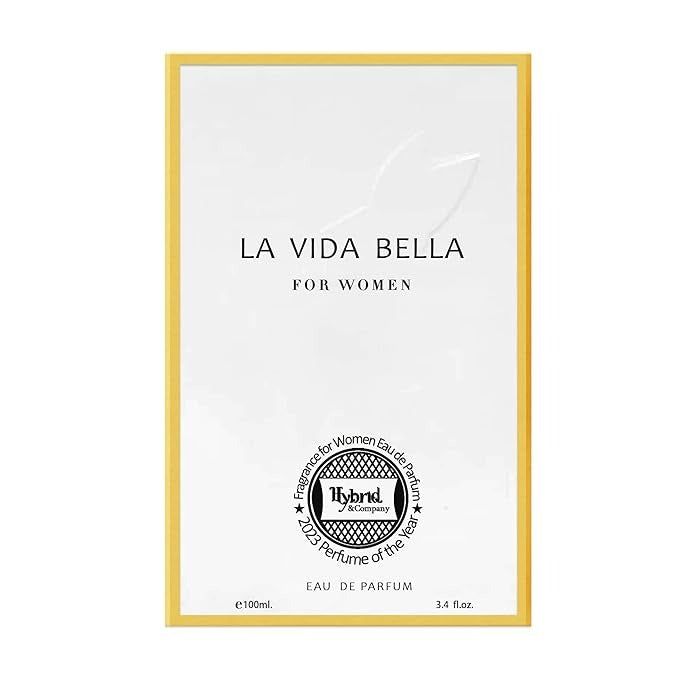 LA VIDA BELLA POUR FEMME Eau De Parfum Spray Perfume for Women - 3.4oz