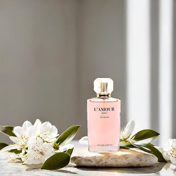 L'Amour Paris Fragrance Eau De Parfum Spray Perfume for Women - 3.4oz