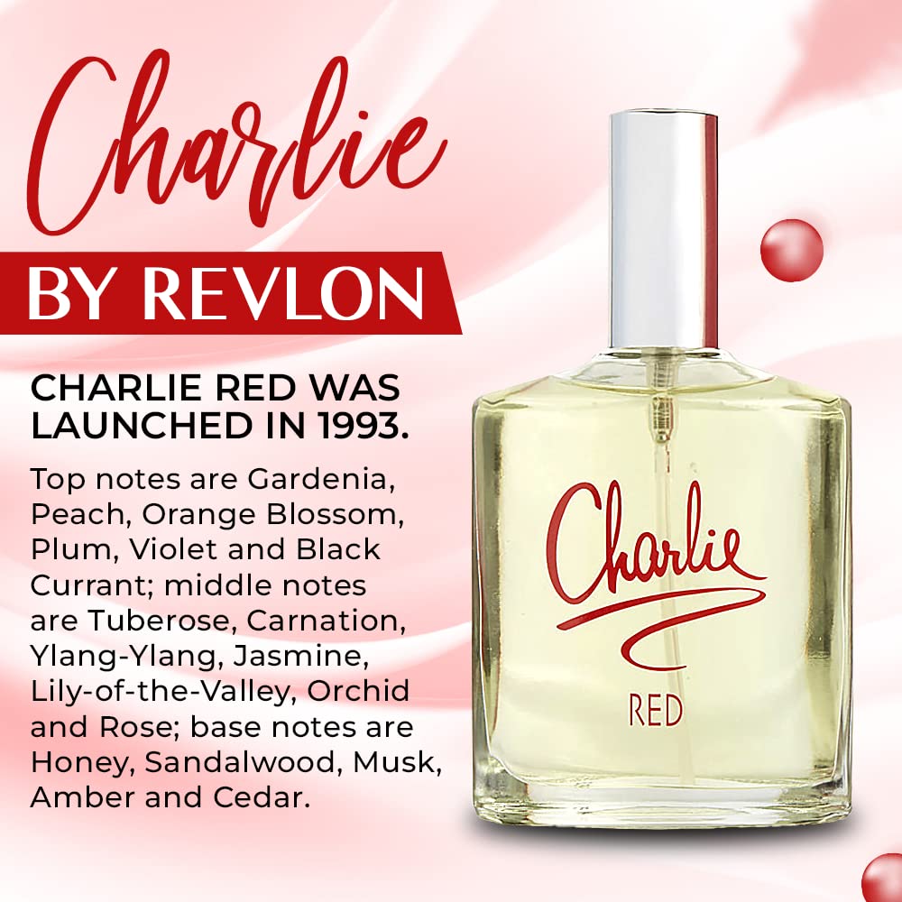CHARLIE RED by Revlon 3.4 oz. EDT Spray Women's Perfume