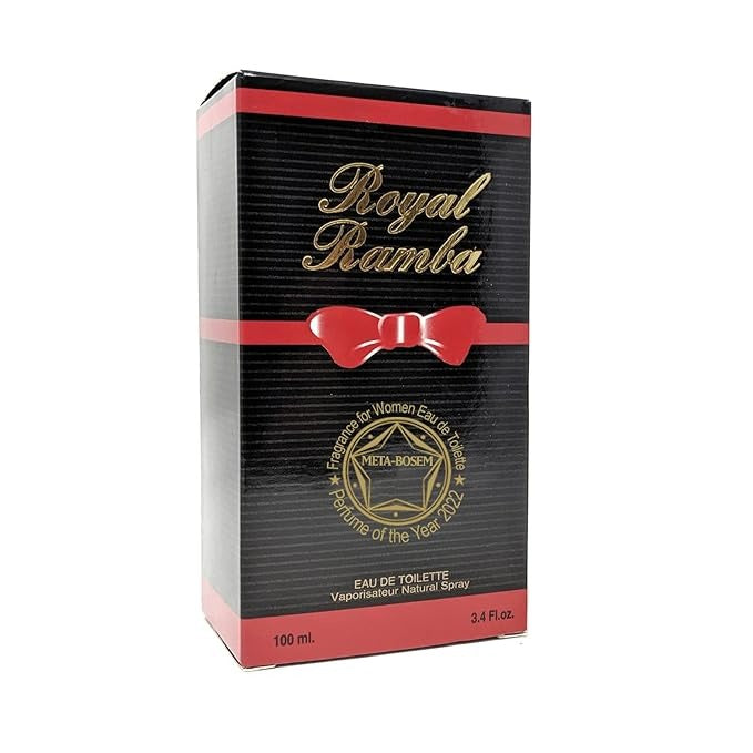 Royal Ramba Fragrance Eau De Parfum Spray Perfume for Women - 3.4oz