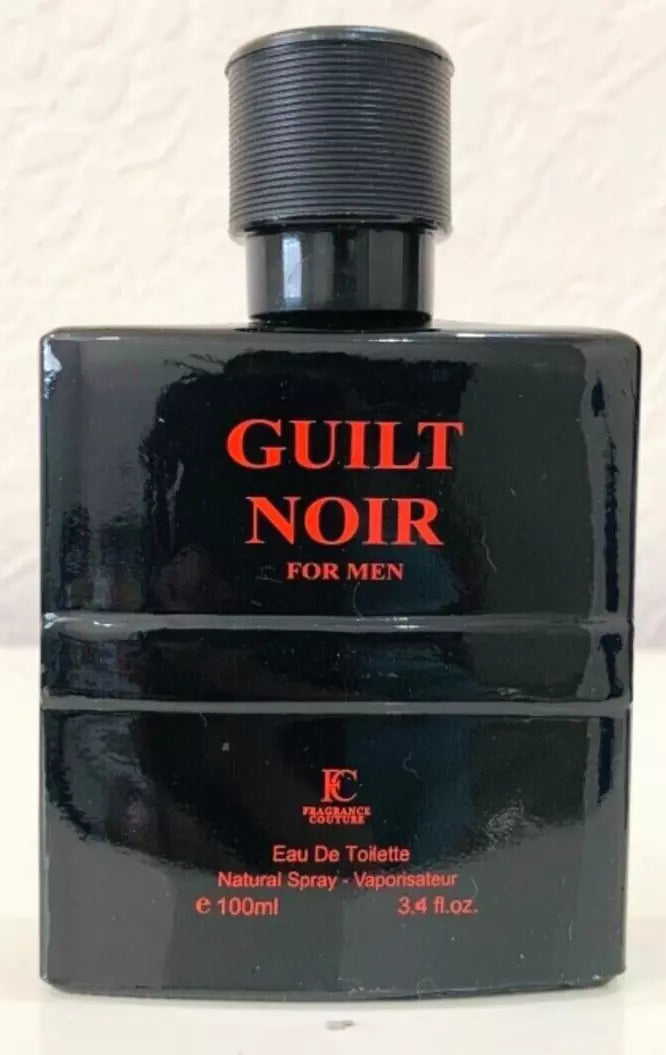 Guilt Noir Eau De Toilette Perfume For Men - 3.4oz