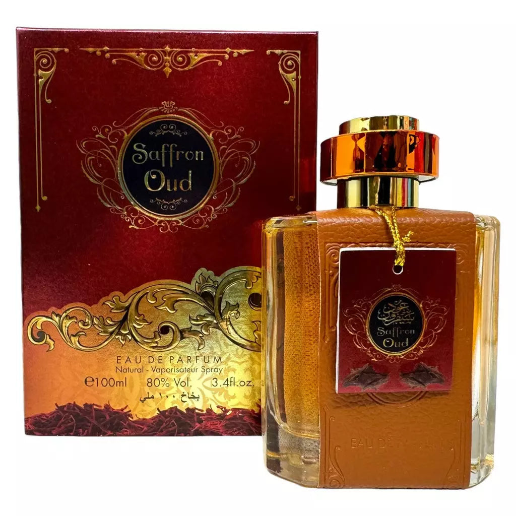 Saffron Oud by Al Sheikh Collection 3.4 Fl oz Eau de Parfum Natural