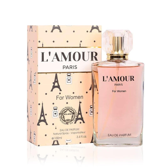 L'Amour Paris Fragrance Eau De Parfum Spray Perfume for Women - 3.4oz