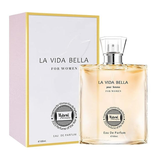 LA VIDA BELLA POUR FEMME Eau De Parfum Spray Perfume for Women - 3.4oz