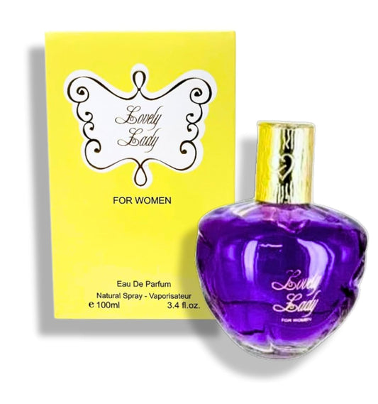 Lovely Lady Eau de Parfum for Women -  3.4 Fl Oz
