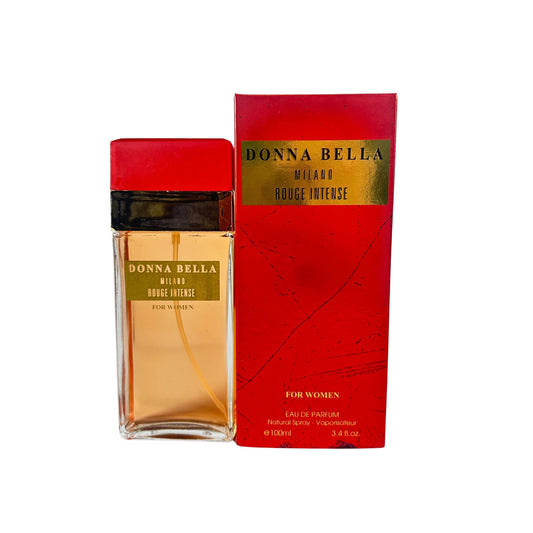 DONNA BELLA MILANO ROUGE INTENSE for Women Eau De Parfum Spray Perfume - 3.4oz